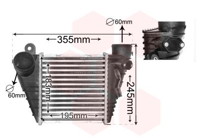 VAN WEZEL Интеркулер 03004172